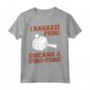 I Ragazzi Fighi Giocano A Ping-Pong - T-shirt Tennis da Tavolo Sportiva per Squadre - Ideale per Tornei e Olimpiadi