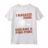 I Ragazzi Fighi Giocano A Ping-Pong - T-shirt Tennis da Tavolo Sportiva per Squadre - Ideale per Tornei e Olimpiadi