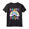Divertente musica death metal con unicorno - Maglietta Hard Rock Metal Unicorn Death Metal - Regalo per Appassionati di Musica Rock e Metal