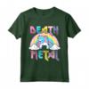 Divertente musica death metal con unicorno - Maglietta Hard Rock Metal Unicorn Death Metal - Regalo per Appassionati di Musica Rock e Metal