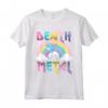 Divertente musica death metal con unicorno - Maglietta Hard Rock Metal Unicorn Death Metal - Regalo per Appassionati di Musica Rock e Metal