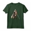 Cavaliere Templare Guerriero con Spada e Croce - Maglietta Design Patriottico - Ideale per Natale, Compleanno o Halloween