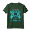 Gaming Videogiocatore - Nato Per Giocare Controller Maglietta - Ideale per Appassionati di Videogiochi