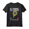 HapTiger Padel Divertente - Maglietta Il Padel Sta Chiamando - Regalo Ideale per Giocatori di Padel e Tennisti