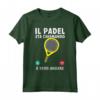 HapTiger Padel Divertente - Maglietta Il Padel Sta Chiamando - Regalo Ideale per Giocatori di Padel e Tennisti