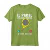 HapTiger Padel Divertente - Maglietta Il Padel Sta Chiamando - Regalo Ideale per Giocatori di Padel e Tennisti