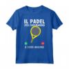 HapTiger Padel Divertente - Maglietta Il Padel Sta Chiamando - Regalo Ideale per Giocatori di Padel e Tennisti