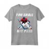 Ghiaccio Hockey Portiere - Maglietta 'You Shall Not Pass' per Campo - Ideale per Giocatori e Tornei