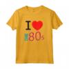 I Love The 80's - Travestimento Costume Anni 80 Donna Uomo Maglietta Vintage - Costume Divertente per Feste a Tema Retro