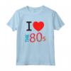 I Love The 80's - Travestimento Costume Anni 80 Donna Uomo Maglietta Vintage - Costume Divertente per Feste a Tema Retro