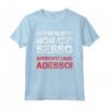 In Paradiso Niente Sesso - Shirt Divertenti con Scritte Ironiche - Maglietta per Uomo e Donna - Ideale Regalo per Amanti dell'Ironia