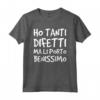Ho Tanti Difetti - Magliette Divertenti con Scritte Ironiche - Ideale come Regalo per Amanti dell'Ironia - HapTiger