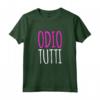 Magliette Divertenti Donna - T-Shirt con Scritte Ironiche - Odio Tutti - Marca HapTiger - Idea Regalo per Amanti della Ironia