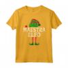 Maestra Elfo Famiglia Natale Personalizzata Divertente Maglietta - Regalo Insegnante Natale Cappello Elfico