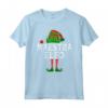 Maestra Elfo Famiglia Natale Personalizzata Divertente Maglietta - Regalo Insegnante Natale Cappello Elfico