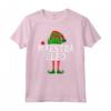 Maestra Elfo Famiglia Natale Personalizzata Divertente Maglietta - Regalo Insegnante Natale Cappello Elfico