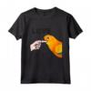 L'amore fa male il sole, il Pappagallo Conure, il pappagallo - Maglietta Divertente per Amanti dei Pappagalli e Veterinari Aviari - Regalo per San Valentino