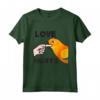 L'amore fa male il sole, il Pappagallo Conure, il pappagallo - Maglietta Divertente per Amanti dei Pappagalli e Veterinari Aviari - Regalo per San Valentino