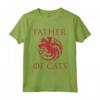 Father of Cats - Divertente gatto amante gattino papà gattino Maglietta - Regalo per amante dei gatti - Ideale per Compleanno o Natale