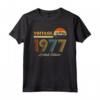 Born In 1977 Regalo Vintage - 43 Anni Compleanno Uomo Donna Maglietta - Ideale per Festeggiare il 43º Compleanno