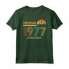 Born In 1977 Regalo Vintage - 43 Anni Compleanno Uomo Donna Maglietta - Ideale per Festeggiare il 43º Compleanno