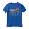 Born In 1977 Regalo Vintage - 43 Anni Compleanno Uomo Donna Maglietta - Ideale per Festeggiare il 43º Compleanno