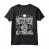 Maestro Di Elettricità In Breve - Maglietta Elettricista con Dicetto Divertente - Regalo per Uomini e Familiari