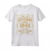 Ottobre 1963 Vintage - Maglia 61 Compleanno Anni Uomo Donna - Regalo Compleanno Unico e Vintage