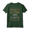 Settembre 1953 Vintage - Maglia 71 Compleanno Anni Uomo Donna - Regalo Compleanno 71 Anni Nato Nel 1953 Retro Vintage Design