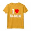 Io Cuore (Amore) Grandi Tette - Maglietta Divertente con Stampa Ironica - Acquista Online una T-shirt Unica e Audace