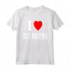 Io Cuore (Amore) Grandi Tette - Maglietta Divertente con Stampa Ironica - Acquista Online una T-shirt Unica e Audace