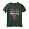 Questa Ragazza Ha Ufficialmente 18 Anni - Compleanno Diciotto Maglietta - Regalo Divertente per Natale o Compleanno