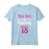 Questa Ragazza Ha Ufficialmente 18 Anni - Compleanno Diciotto Maglietta - Regalo Divertente per Natale o Compleanno