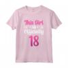Questa Ragazza Ha Ufficialmente 18 Anni - Compleanno Diciotto Maglietta - Regalo Divertente per Natale o Compleanno