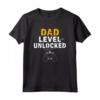 New Dad Video Gamer Dad Level Unlocked Vintage Retro Maglietta - Perfect Father's Day Gift for Gamer Dads and New Fathers