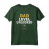 New Dad Video Gamer Dad Level Unlocked Vintage Retro Maglietta - Perfect Father's Day Gift for Gamer Dads and New Fathers