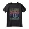 Musica Potrei Sembrare Che Ti Stia Ascoltando - Pianoforte Maglietta Design Unico per Musicisti - Regalo Speciale per Pianisti