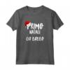Primo Natale Da Babbo - Maglietta per Futuro Papà - Ideale Annuncio Gravidanza e Regalo di Natale