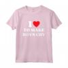 I Heart To Make Boys Cry - Divertente Maglietta Cuore Rosso per Ragazze - Regalo Compleanno Fidanzati Giovani
