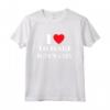 I Heart To Make Boys Cry - Divertente Maglietta Cuore Rosso per Ragazze - Regalo Compleanno Fidanzati Giovani