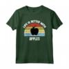 Mela Retrò Maglietta - Regalo Compleanno per Amanti Apple - Vintage Apple T-shirt da Uomo e Donna
