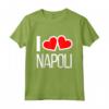 I Love Napoli - Maglietta Regalo di Compleanno e Natale per Napoletani - Ideale per Addio al Celibato o Nubilato