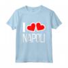 I Love Napoli - Maglietta Regalo di Compleanno e Natale per Napoletani - Ideale per Addio al Celibato o Nubilato