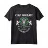Clan Wallace Cognome Scozzese - Maglietta Famiglia Highland Games - Leggera e Stile Classico