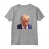 Foto segnaletica di Trump Maglietta - Design Satirico Leggero - Acquista Online per Sostenitori di Trump