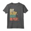 Eat Sleep Dart Repeat Maglietta - Vintage Retro Motive for Dart Game Enthusiasts