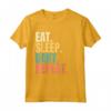 Eat Sleep Dart Repeat Maglietta - Vintage Retro Motive for Dart Game Enthusiasts