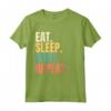 Eat Sleep Dart Repeat Maglietta - Vintage Retro Motive for Dart Game Enthusiasts