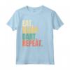 Eat Sleep Dart Repeat Maglietta - Vintage Retro Motive for Dart Game Enthusiasts