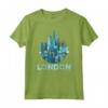 I Love London England Skyline Graphic Design Maglietta - London Souvenir Apparel for Men, Women, and Kids - Unique London Gifts and Apparel